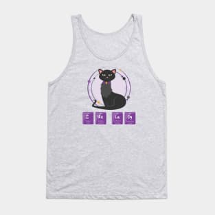 Cat science lady Tank Top